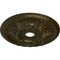 Ekena Millwork Granada Ceiling Medallion (Fits Canopies up to 7 1/8"), 23 3/8"OD x 3 5/8"ID x 2 1/2"P, Green Gold CM23GAGGS - alternate 3